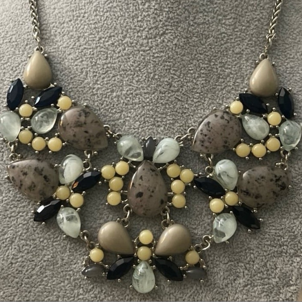 Bug Bee Butterfly Statement Necklace - image 1